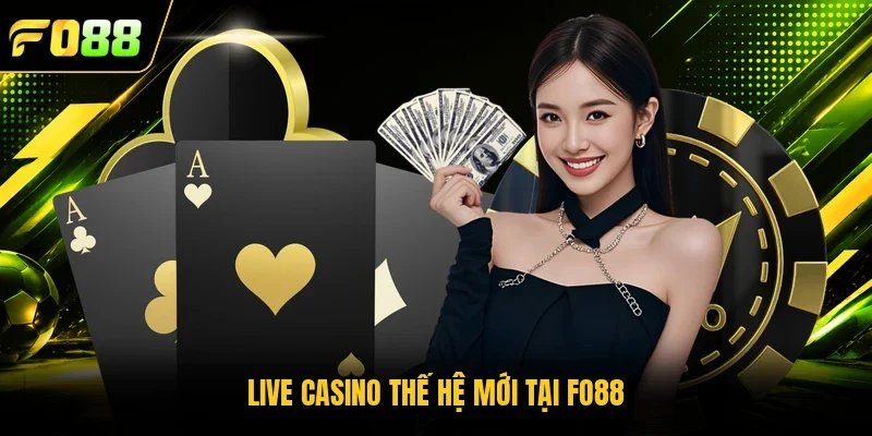 Live casino thế hệ mới tại Fo88
